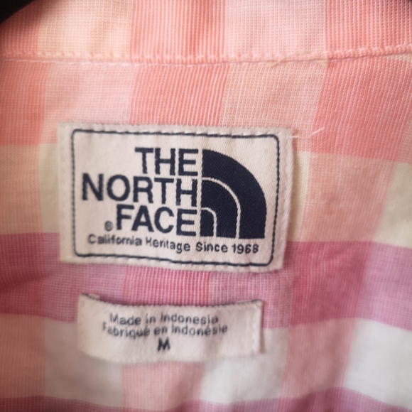 The North Face- Plaid Long Sleeve-Sz M - Picture 2 of 3